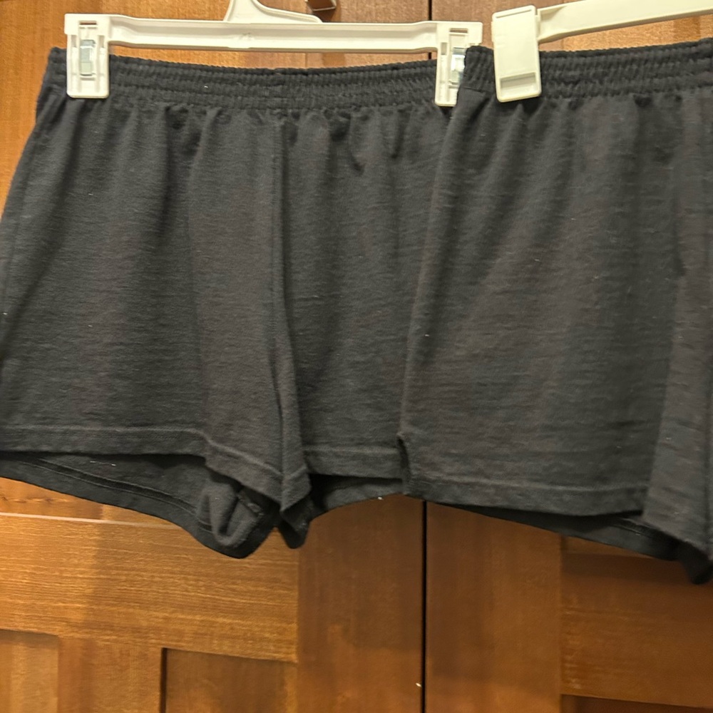 Soffe Women's Black Athletic Shorts medium